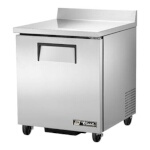 True TWT-27-HC - Work Top Refrigerator, one-section, (1) solid door, (2) shelves